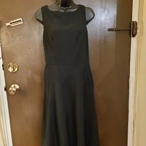 Banana Republic Wool Classic Fit and Flair Little Black Dress Size 4 NWT